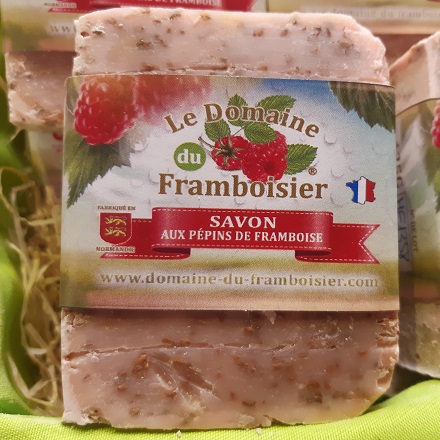 Savon aux pépins de Framboise